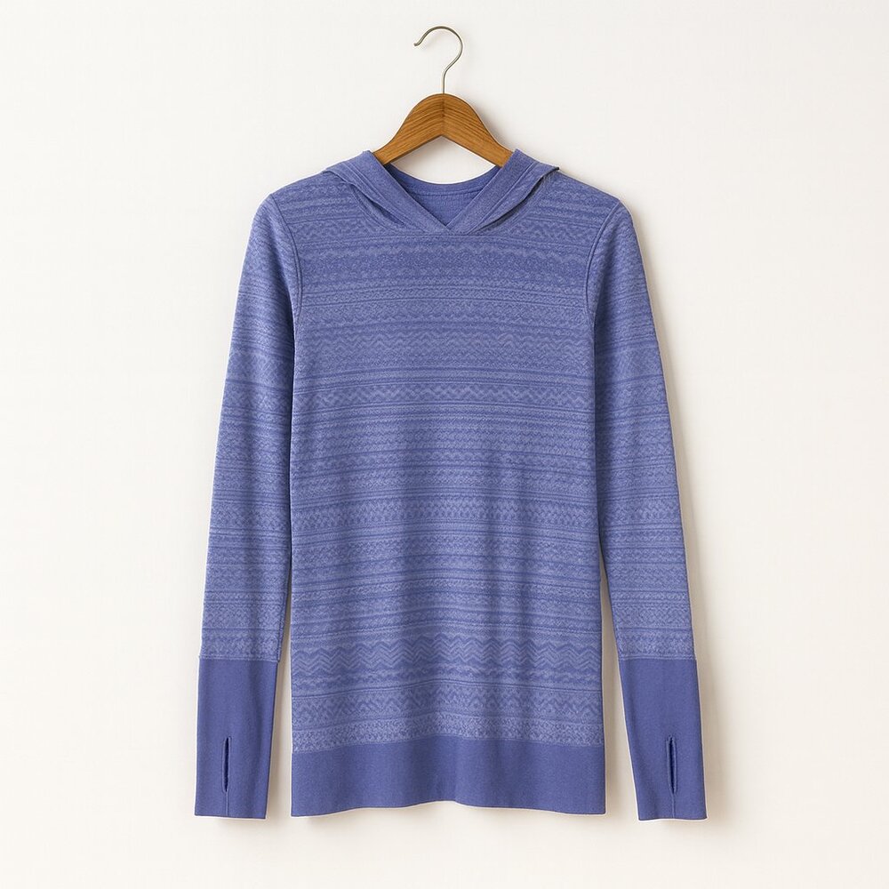 LULULEMON | Rest Less Long Sleeve Activewear Shirt – Gatsby Blue 15 PTP